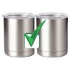 10 oz. Silver Stainless Steel Short Tumbler Thumbnail