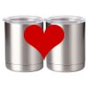 10 oz. Silver Stainless Steel Short Tumbler Thumbnail