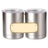 10 oz. Silver Stainless Steel Short Tumbler Thumbnail