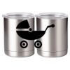 10 oz. Silver Stainless Steel Short Tumbler Thumbnail