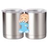 10 oz. Silver Stainless Steel Short Tumbler Thumbnail