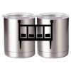 10 oz. Silver Stainless Steel Short Tumbler Thumbnail