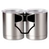 10 oz. Silver Stainless Steel Short Tumbler Thumbnail