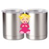 10 oz. Silver Stainless Steel Short Tumbler Thumbnail