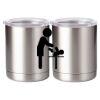 10 oz. Silver Stainless Steel Short Tumbler Thumbnail