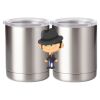 10 oz. Silver Stainless Steel Short Tumbler Thumbnail