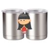 10 oz. Silver Stainless Steel Short Tumbler Thumbnail