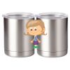 10 oz. Silver Stainless Steel Short Tumbler Thumbnail