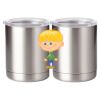 10 oz. Silver Stainless Steel Short Tumbler Thumbnail