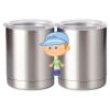 10 oz. Silver Stainless Steel Short Tumbler Thumbnail