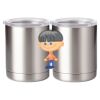 10 oz. Silver Stainless Steel Short Tumbler Thumbnail