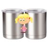 10 oz. Silver Stainless Steel Short Tumbler Thumbnail