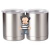 10 oz. Silver Stainless Steel Short Tumbler Thumbnail