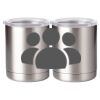 10 oz. Silver Stainless Steel Short Tumbler Thumbnail