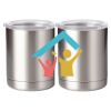 10 oz. Silver Stainless Steel Short Tumbler Thumbnail