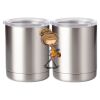 10 oz. Silver Stainless Steel Short Tumbler Thumbnail