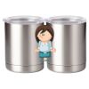 10 oz. Silver Stainless Steel Short Tumbler Thumbnail