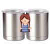 10 oz. Silver Stainless Steel Short Tumbler Thumbnail