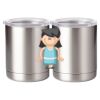 10 oz. Silver Stainless Steel Short Tumbler Thumbnail