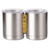 10 oz. Silver Stainless Steel Short Tumbler Thumbnail
