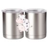 10 oz. Silver Stainless Steel Short Tumbler Thumbnail