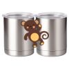 10 oz. Silver Stainless Steel Short Tumbler Thumbnail