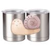 10 oz. Silver Stainless Steel Short Tumbler Thumbnail