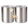 10 oz. Silver Stainless Steel Short Tumbler Thumbnail