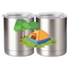 10 oz. Silver Stainless Steel Short Tumbler Thumbnail