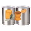 10 oz. Silver Stainless Steel Short Tumbler Thumbnail