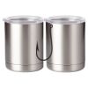 10 oz. Silver Stainless Steel Short Tumbler Thumbnail