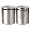 10 oz. Silver Stainless Steel Short Tumbler Thumbnail