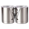10 oz. Silver Stainless Steel Short Tumbler Thumbnail