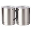 10 oz. Silver Stainless Steel Short Tumbler Thumbnail