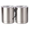 10 oz. Silver Stainless Steel Short Tumbler Thumbnail
