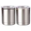 10 oz. Silver Stainless Steel Short Tumbler Thumbnail