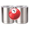 10 oz. Silver Stainless Steel Short Tumbler Thumbnail