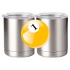 10 oz. Silver Stainless Steel Short Tumbler Thumbnail