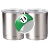 10 oz. Silver Stainless Steel Short Tumbler Thumbnail