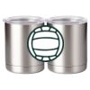 10 oz. Silver Stainless Steel Short Tumbler Thumbnail