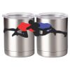 10 oz. Silver Stainless Steel Short Tumbler Thumbnail