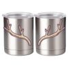 10 oz. Silver Stainless Steel Short Tumbler Thumbnail