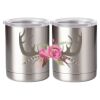 10 oz. Silver Stainless Steel Short Tumbler Thumbnail