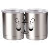 10 oz. Silver Stainless Steel Short Tumbler Thumbnail