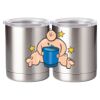 10 oz. Silver Stainless Steel Short Tumbler Thumbnail