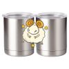 10 oz. Silver Stainless Steel Short Tumbler Thumbnail