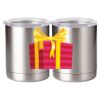 10 oz. Silver Stainless Steel Short Tumbler Thumbnail
