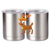 10 oz. Silver Stainless Steel Short Tumbler Thumbnail
