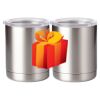10 oz. Silver Stainless Steel Short Tumbler Thumbnail