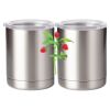 10 oz. Silver Stainless Steel Short Tumbler Thumbnail
